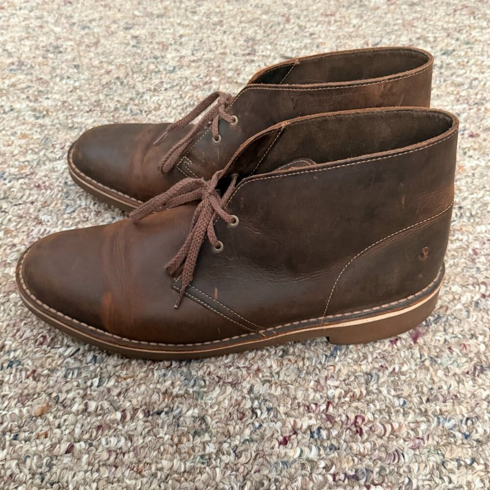 Clarks Bushacre 2 Chukka Boots – Men’s 13 – Beeswax Leather